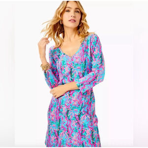 Lilly Pulitzer Tessa Seaweed Samba Mini Dress